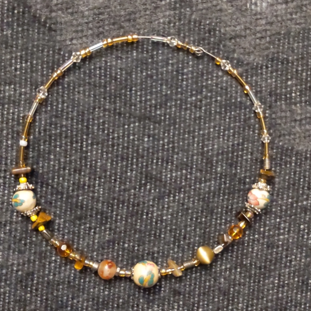 Boho Style Beaded Choker